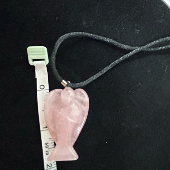 Rose quartz, angel necklace - Picture 5 of 6